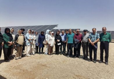 بازدید از نیروگاه خورشیدی کاشمر